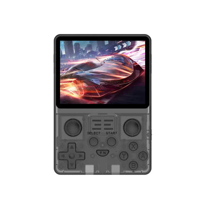 Upgraded HD IPS Nostalgic Handheld Joystick Arcade Game - Translucent black / 16GAdd128G - game