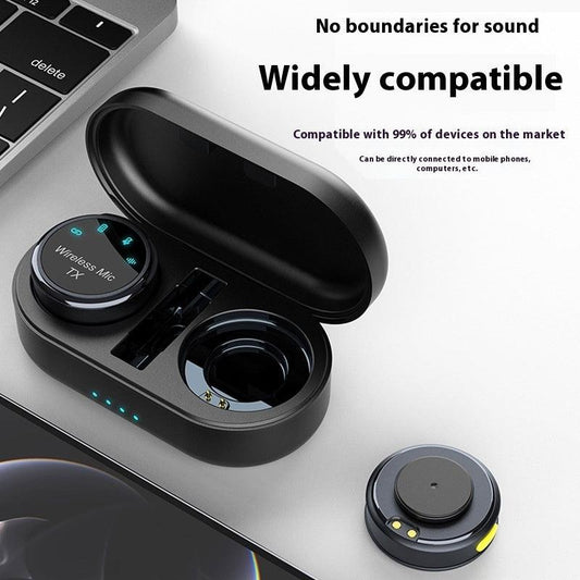 Wireless Magnetic Circular Collar Clip Microphone - 369